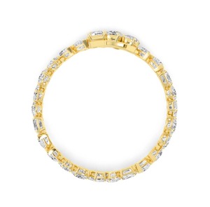 สร้อยข้อมือประดับเพชรทรงหลากหลายสีโรสโกลด์ 9K ที่สวยงามน่าทึ่ง 30.20 CTW - Product Image 6