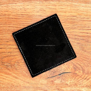 Posavasos de cuero auténtico especialmente diseñado para el uso más exigente para la decoración de la Mesa en el restaurante del bar del banquete de boda - Product Image 3