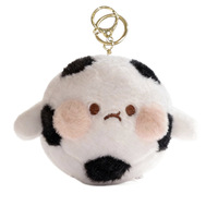 Porte-clés en peluche football et basketball, breloque de sac balle de baseball, tennis et golf, cadeau sportif