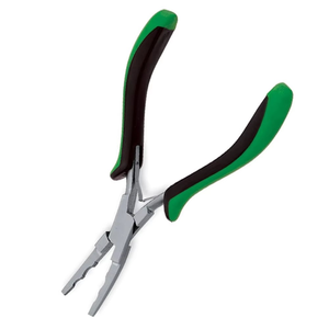 Hair Extension Tools Double Spring <b>Bead</b> Crimping Pliers Micro Ring Remover pliers custom logo matte black tools - Product Image 2