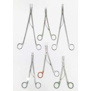 เครื่องมือเย็บแผลแบบเปิด Hemolok Clips Applier, เครื่องมือเย็บแผลพลาสติกโพลีเมอร์แบบตรง/โค้ง 70 องศา CE โดย Dentavex - Product Image 1