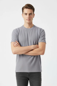 Camiseta Deportiva de Manga Corta para Hombre SOSH 4, Corte Regular, 100% Algodón Piqué - Product Image 3