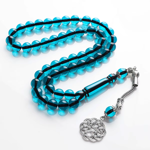 Cuentas de Resina de Moda para Tasbih, Rosarios Religiosos Musulmanes para la Oración y Reflexión del Ramadán, Hechos a Mano, Coloridos, Redondos, Decoración para el Hogar - Product Image 6