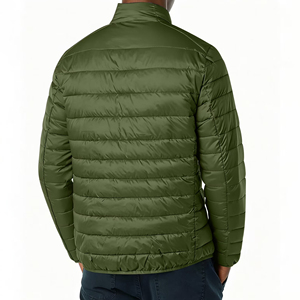 Custom Men Puffer <b>Bubble</b> Jacket Winter Warm Lightweight Padded <b>Coat</b> Wind Resistant Outdoor Streetwear OEM ODM Wholesale Supplier - Product Image 2