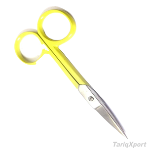 Ciseaux à cuticules professionnels en acier inoxydable, droits et tranchants, les plus vendus en gros, pour manucure, avec logo personnalisé - Product Image 4