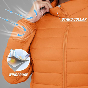Meilleures ventes : Vêtements d'hiver pour femmes en toile, écologiques, imperméables, respirants, à motif uni, grande taille, personnalisables - Product Image 5