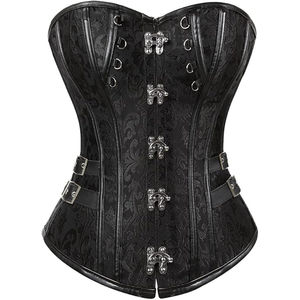 2026 Wholesale Women Plus Size Training <b>Leather</b> Corset Bustier Top Shaper Latex Body Trainer <b>Bodysuit</b> Corset for Women - Product Image 1