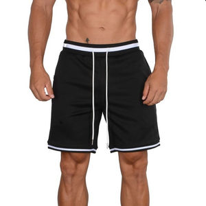Pantalones Cortos Deportivos de Baloncesto para Hombre, de Moda Atlética, de Secado Rápido, 100% Poliéster, Sólidos, con Bolsillos, para Correr de Forma Casual - Product Image 4