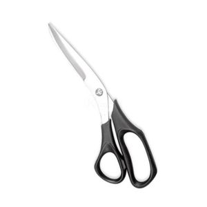 Wide Handle Professional Barber Scissors Black Plastic Hair Cutting Shears Stainless Steel Salon Hairdressing Equipment - Product Image 1