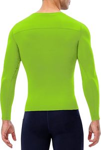 Men's Compression Long Sleeve Performance Shirt Premium Quick Dry Compression Base <b>Layer</b> <b>Top</b> Men's Athletic Compression Training - Product Image 5