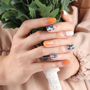 Tiras de Gel para uñas, diseño de flores, pegatinas fáciles de usar para salón de belleza, alta calidad, hecho en Corea, decoración de artículos de moda - Product Image 2