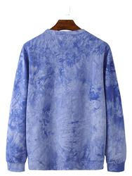 Sudaderas de Forro Polar para Hombre, Estilo Vintage, Personalizadas con Logotipo Bordado, Diseño OEM, Tie Dye, Lavado Ácido, 100% Algodón - Product Image 2