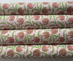 Premium Block Printed <b>Handmade</b> <b>Paper</b> Sheets featuring artisan craftsmanship for gift wrapping crafts and decor - Product Image 3