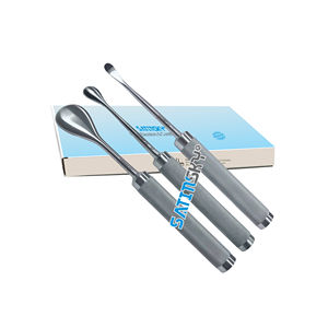 Élévateurs vertébraux Cobb courbés, lot de 3, instruments chirurgicaux orthopédiques en acier inoxydable de haute qualité, certifiés CE, manuels, garantie 2 ans - Product Image 4