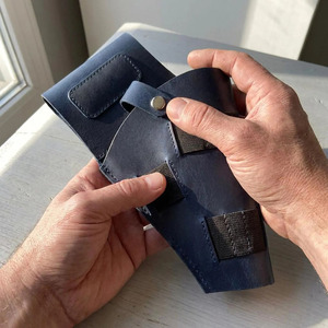 Étui de transport en cuir pleine fleur pour outils de perçage, support durable pour perceuse électrique, pochette de travail pour électricien et charpentier à prix raisonnable - Product Image 6
