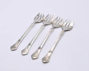 Ensemble de fourchettes à dîner en acier inoxydable au design classique pour la cuisine à domicile - Product Image 1