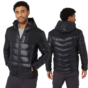 Hot Sale Quilted Puffer <b>Jacket</b> Mens USA Size Streetwear Clothing <b>Padded</b> Winter Coat Manufacturer Custom Printing Private Label - Product Image 1