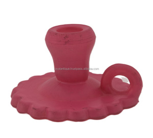 Bougeoir en verre Offre Spéciale pour la décoration de mariage Bougeoir en verre multicolore Taux de vente total Fournisseur indien - Product Image 2