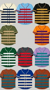 Chemise de baseball à boutons pour homme, uniforme de sport décontracté, respirant, léger, haut d'entraînement athlétique unisexe - Product Image 3