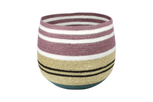 Ensemble de paniers de rangement tissés à la main avec poignées, forme bol rustique, en rotin naturel, écologique, décoration intérieure, art populaire, organisation - Product Image 5