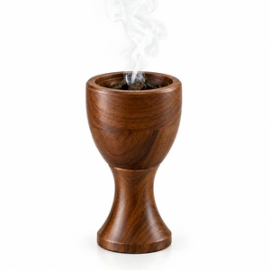 Quemador de Incienso de Sándalo Ecológico Hecho a Mano, Difusor de Aroma de Madera, Fragancia Religiosa para el Hogar, Bakhoor para Todas las Estaciones, Ramadán, Eid - Product Image 3