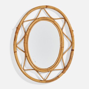 Sunburst rattan wall <b>mirrors</b> luxury home decoration accessory eco friendly cane <b>frame</b> <b>mirror</b> - Product Image 3