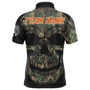 Premium Quality Customised Sporty Men's <b>Bowling</b> Jersey for Shirt Knitted Polyester/Cotton Fabric Quick Dry Breathable Features - Product Image 6