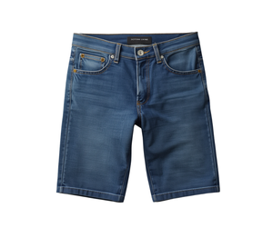 Pantalones Cortos de Mezclilla Casuales para Hombre, Pantalones Cortos de Jean de Algodón de Alta Calidad para Verano, Corte Ajustado - Product Image 2