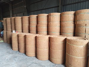 Tapis en fibre de coco brute premium, écologique, pour aménagement paysager et utilisation en béton, matière de spinning, Vietnam - Product Image 5