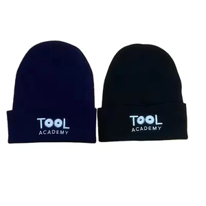 Bonnets d'hiver unisexes pour adultes, couleur unie tendance, logo personnalisé, 100% coton, haute qualité - Product Image 5