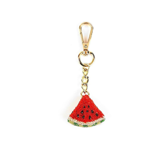 Porte-clés artisanal ethnique perlé, motif fruit unique, qualité supérieure, inspiration vintage indienne, cadeau fait main, artisanat indien - Product Image 1