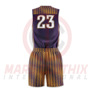 Tenues de basket-ball respirantes de haute qualité à prix abordable, dernier design, ensemble de maillots de sport pour unisexe - Product Image 3