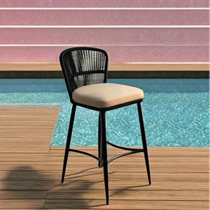 Tabouret de bar en bois résistant aux intempéries/tabouret de bar en bois imperméable pour extérieur/tabouret de bar robuste pour extérieur/tabouret de bar en bois artisanal - Product Image 2