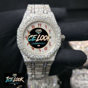 ICE LOOK นาฬิกาข้อมือสตรีสแตนเลสสตีลหรูหรา 38 มม. หน้าปัดกลม อะนาล็อก ควอตซ์ กระจกมิเนอรัลเรืองแสง ตัวล็อคแบบพับได้ - Product Image 1