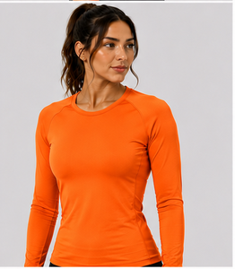 Tunique médicale confortable à manches longues pour femme, extensible et respirante, sous-vêtement d'infirmière, uniforme de travail hospitalier, personnalisable OEM ODM - Product Image 4