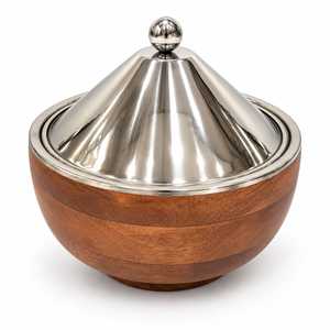 Irregular Shape Insulated Casseroles Serving Hot Pot For Walnut Finishing Wooden Hot Pot For Dinner Table Top <b>Food</b> <b>Server</b> - Product Image 2