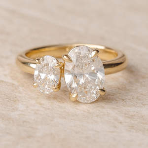 IGI/GIA Lab Grown Cut Diamond Vintage 14k jaune mariage/bague de fiançailles unisexe or blanc fin pour anniversaire fête-digne - Product Image 3