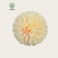 Tête de chrysanthème artificiel multicolore personnalisable Fleurs artisanales pour Noël Fête des mères Pâques Fins décoratives