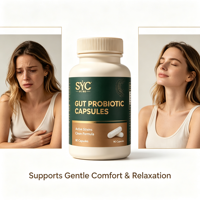 OEM SYC Probiotique 5-en-1 pour la Santé Intestinale des Adultes, Capsules 90G, 90 Capsules/Flacon, Vente en Gros Directe Usine, Approvisionnement en Vrac, Magasin Centralisé