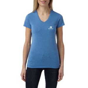 T-shirt en jersey imprimé personnalisé de haute qualité pour femmes, design de col en O décontracté Vente en gros d'usine OEM - Product Image 1