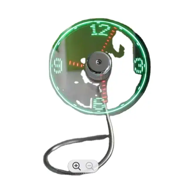 usb mini flexible time led clock