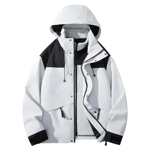 เสื้อโค้ทผ้าแคนวาสสำหรับผู้ชาย, เสื้อโค้ทผ้าแคนวาสสำหรับผู้ชายระบายอากาศได้ดีกันน้ำมีซิปปิดแจ็คเก็ตกลางแจ้งเดินป่าตั้งแคมป์ฤดูใบไม้ผลิ2025 - Product Image 1