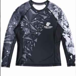 เสื้อซับในแขนยาวแบบซับลิเมชั่นสำหรับผู้ชาย สำหรับ MMA และวิ่ง ออกกำลังกาย ระบายอากาศได้ดี - Product Image 2