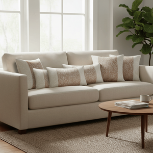 SOGA 6-Piece <b>Pillowcase</b> Set Classic Soft <b>Square</b> 4x45cm and Rose Gold Kalen Lumbar Covers 2x30x50cm - Product Image 4