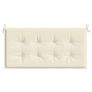 Coussin de banc de jardin en tissu Oxford crème 100% polyester avec rembourrage en fibre de mousse - Coussins et oreillers d'extérieur - Product Image 4