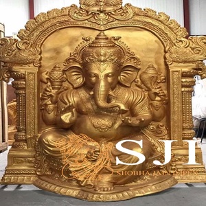 Decoración Tradicional de Fibra para Jardín Big Gajanan, para Uso en Interiores/Exteriores, por Shobha Jain Impex - Product Image 2