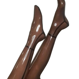Pantimedias opacas por encima de la rodilla para mujer, de color sólido, sin costuras, de spandex y poliéster, estilo sexy, para usar en todas las estaciones. - Product Image 5