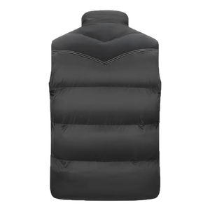 Chaleco acolchado de invierno para hombre, de alta calidad, sin mangas, con capucha, relleno de plumón, precio al por mayor. - Product Image 3