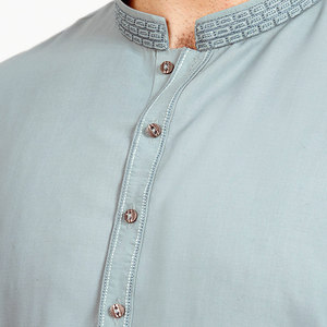 Wholesale Customized Color Plus Size <b>Men's</b> Shalwar Kameez Best Quality Solid Material Made <b>Men</b> Shalwar Kameez - Product Image 3
