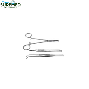 Ensemble d'instruments de microchirurgie manuels réutilisables de haute qualité en acier inoxydable pour la chirurgie des mains - Product Image 3